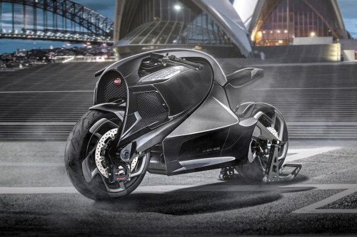 Что, если бы Bugatti, Bentley и Tesla проектировали мотоциклы? Вот посмотрите на 6 концептуальных рендеров