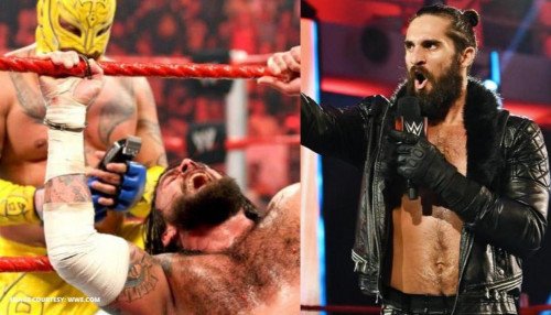 CM Punk просит Рей Мистерио побрить голову Сета Роллинза после того, как Роллинз напал на Доминика в RAW