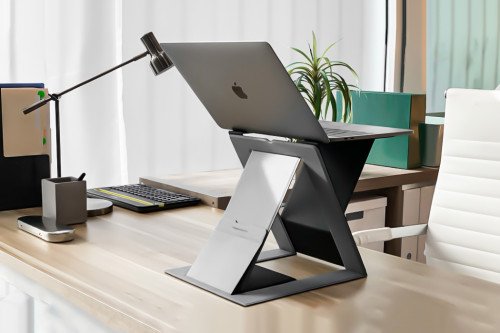 MOFT Z - это самая тонкая подставка для ноутбука в мире, которая также превращается в стоячий стол!